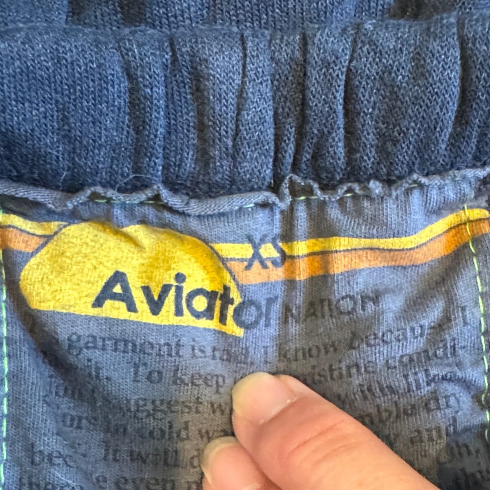Aviator Nation Blue Track Pants